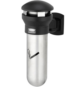 Scrumiera Infinity cu montare pe perete  700 tigarete  negru/gri  RUBBERMAID